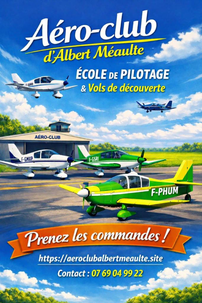 Affiche présentant les activités du club